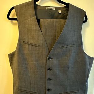 Gray EXPRESS vest/pants combo